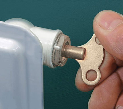 Ontluchten van de verwarming