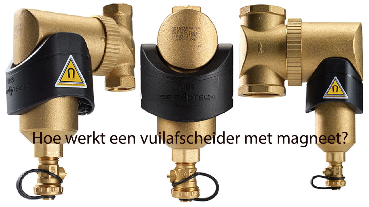 Hoe werkt een vuilafscheider met magneet?